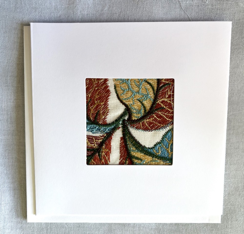 Fabric card and envelope