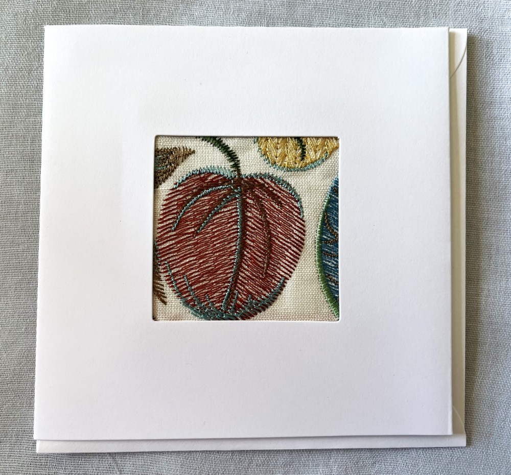 Fabric card and envelope