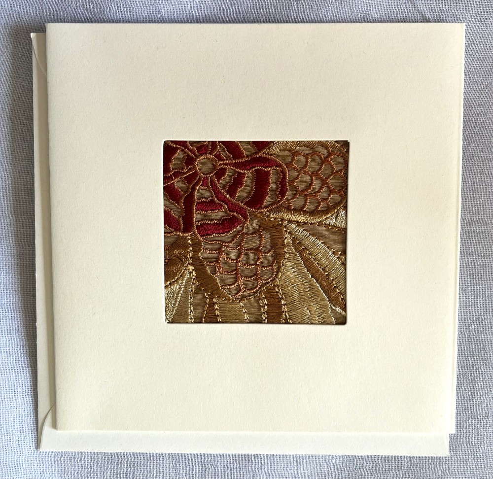 Fabric card and envelope